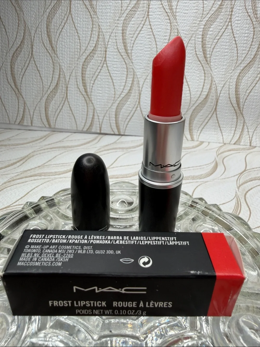 MAC Cosmetics Frost Lipstick — A32 Costa Chic